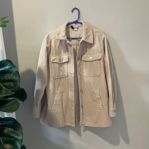 Beige women’s shacket